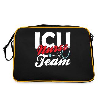 Intensive Care Nurse Team Intensive Care - Retro Bag - black/gold - Back