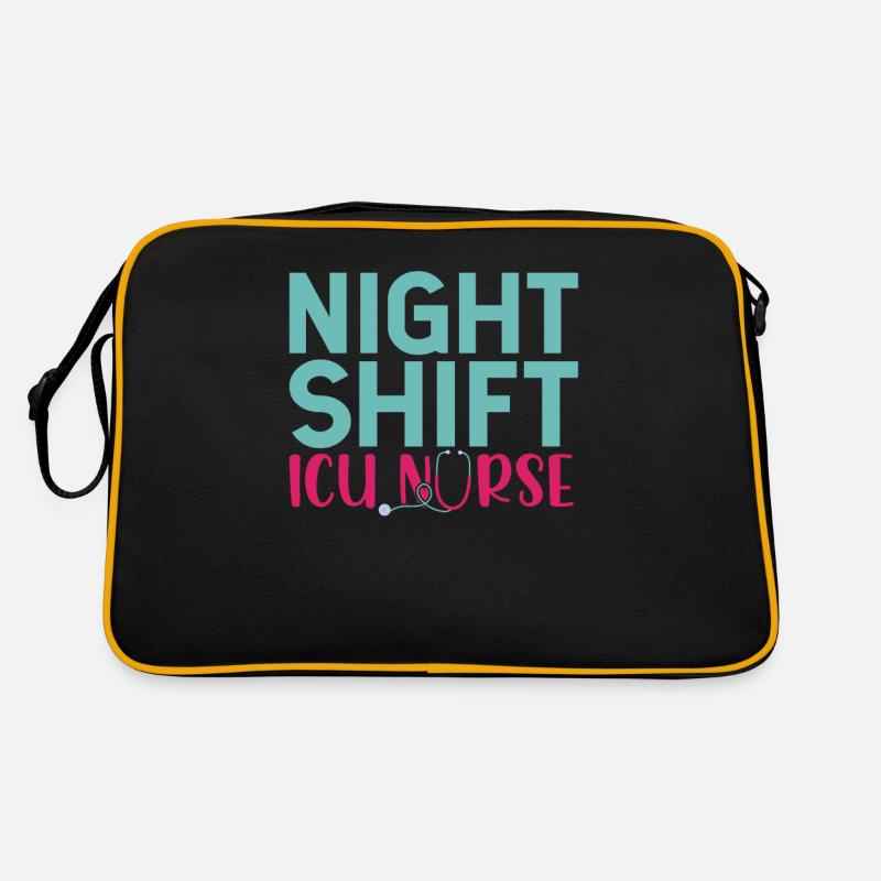Night Shift Intensive Care Nurse Intensive Care Retro Bag