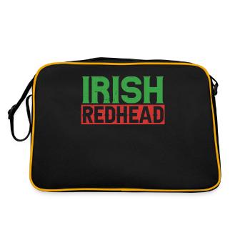 Roux irlandais Irlandais Irlandais Gaélique - Sac Retro - noir/or - Dos
