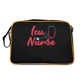Intensive Care Nurse Intensive Care Intensive Care - Retro Bag - black/gold - Back