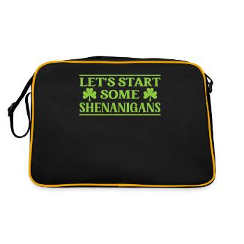 Let's Do A Bit of Nonsense Ireland - Retro Bag - black/gold - Back