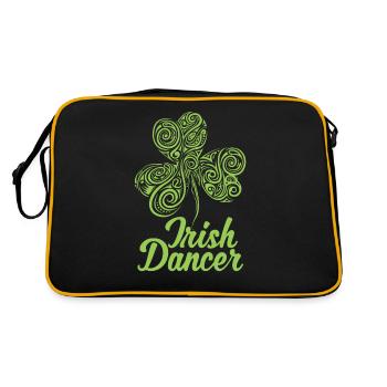 Irish dancer Ireland Irish Irish Gaelic - Retro Bag - black/gold - Back