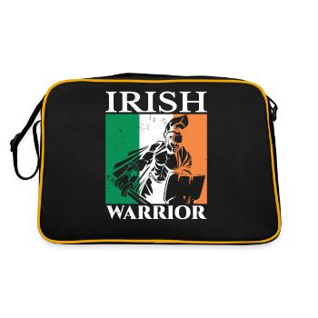 Guerrier irlandais Irlande Gaélique irlandais - Sac Retro - noir/or - Dos