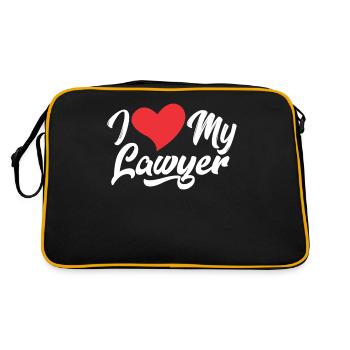 J’adore Mon avocat Avocat Avocat Avocat - Sac Retro - noir/or - Dos
