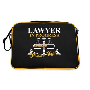 Avocat en cours Avocat Avocat Avocat - Sac Retro - noir/or - Dos