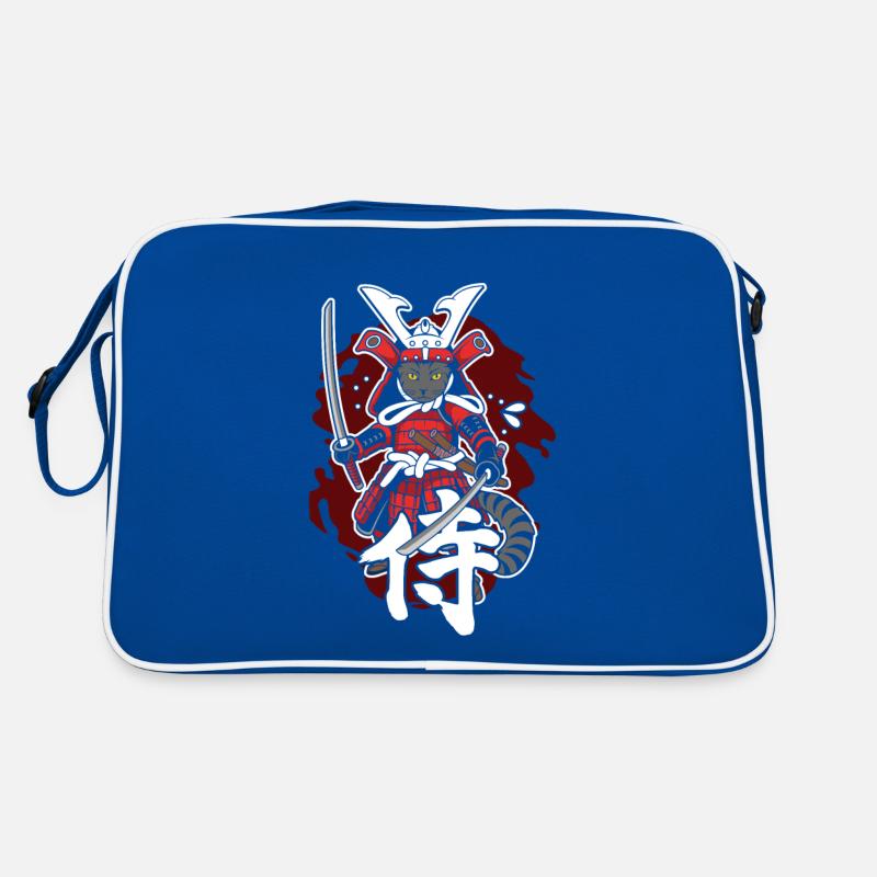 Japanese Samurai Warrior Cat For All Retro Bag