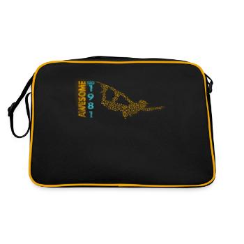 Génial depuis 1981. Wakeboard Lifestyle - Sac Retro - noir/or - Dos