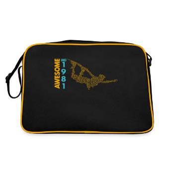Génial depuis 1981. Wakeboard Lifestyle - Sac Retro - noir/or - Dos