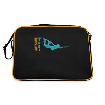 Génial depuis 1981. Wakeboard Lifestyle - Sac Retro - noir/or - Dos