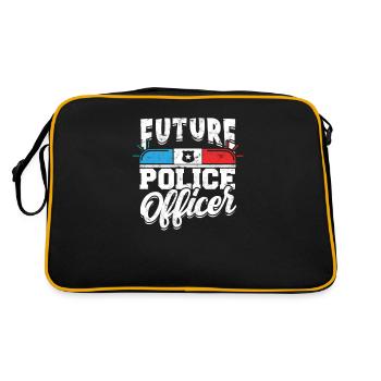 Future Police Officer My Career - Correctional - Retro Bag - black/gold - Back