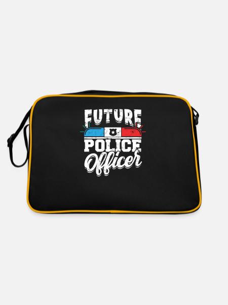 Future Police Officer My Career - Correctional - Retro Bag - black/gold - Back