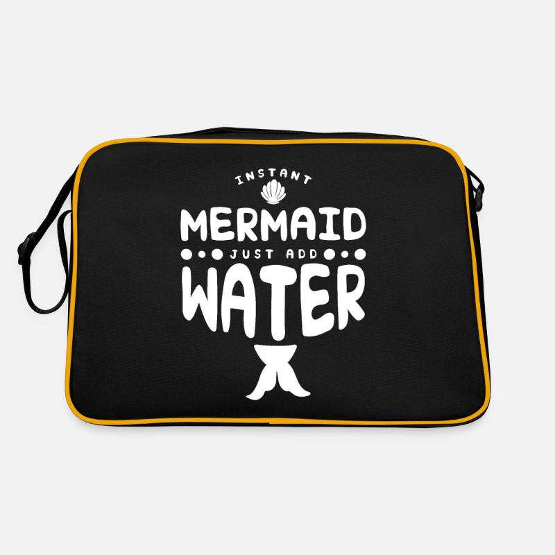 Instant Mermaid Just Add Water Retro Tasche