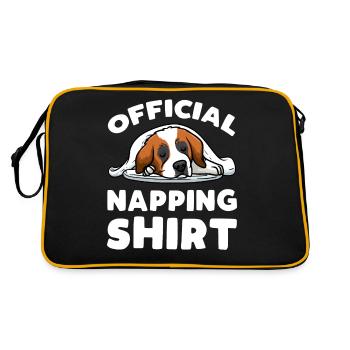 Chemise de couchage officielle St. Bernard - Sac Retro - noir/or - Dos