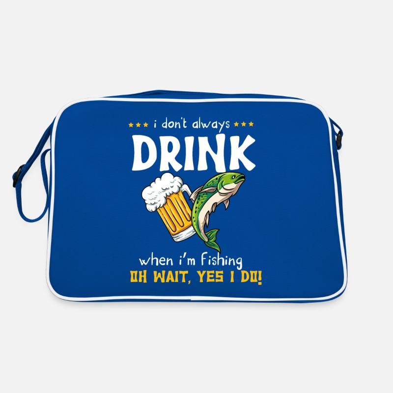 Fischen Retro Tasche