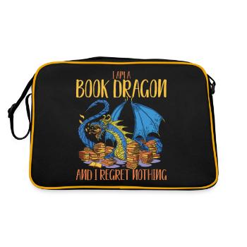 Bookish Bookaholic J’adore les livres Plus de livres le - Sac Retro - noir/or - Dos