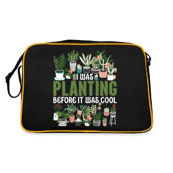 Planting Plants I love my garden Gartena - Retro Bag - black/gold - Back