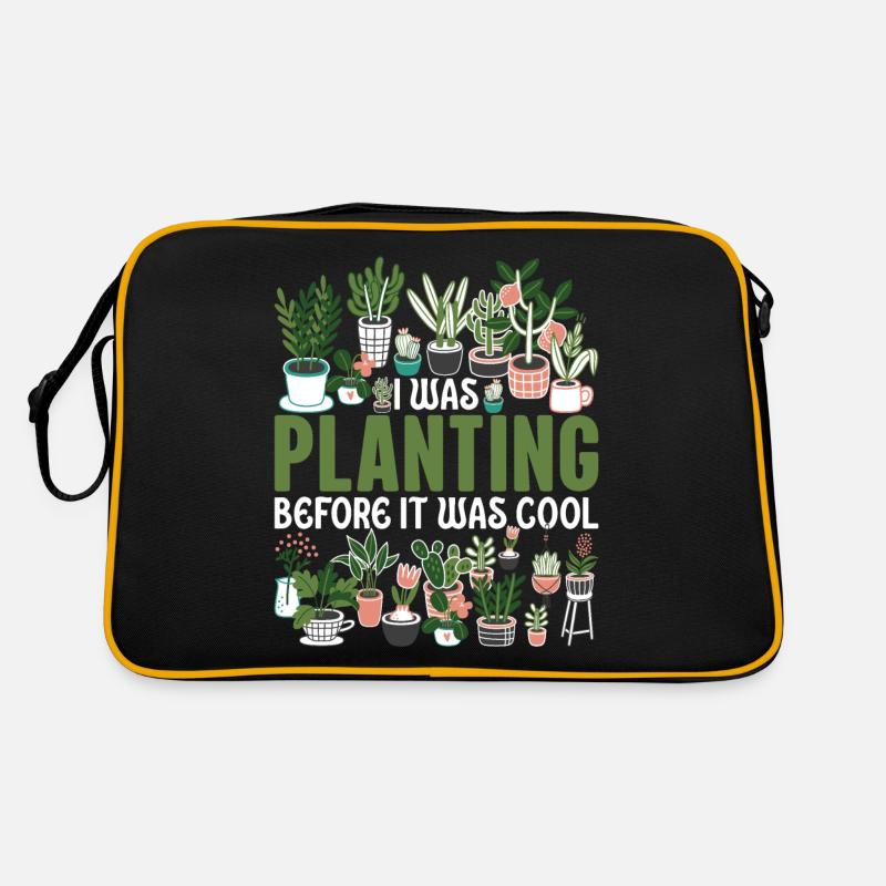 Planter des plantes J’aime mon jardin Gartena - Sac Retro - noir/or