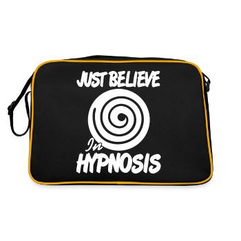 Just believe in hypnosis - Retro Bag - black/gold - Back