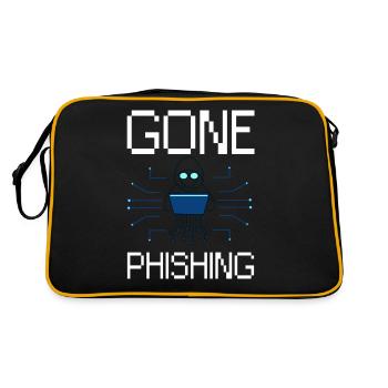 Ethical Hacker Security Computer Hacking - Retro Bag - black/gold - Back