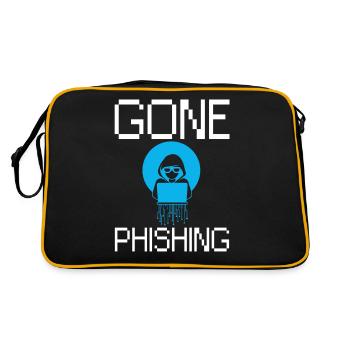 Ethical Hacker Security Computer Hacking - Retro Bag - black/gold - Back