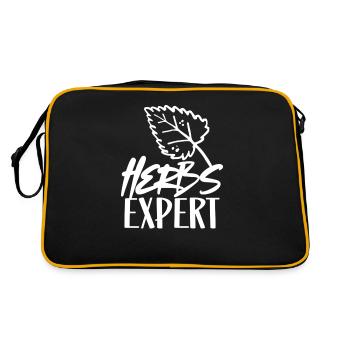Herb Expert Herb Herb Garden - Retro Bag - black/gold - Back