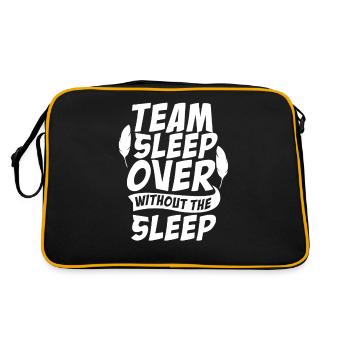 Soirée pyjama d’équipe sans fête mignonne Nuitée - Sac Retro - noir/or - Dos