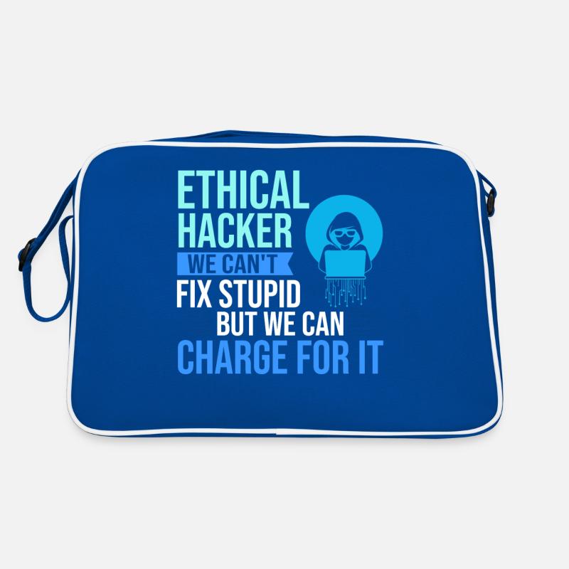 Ethical Hacker Security Computer Hacking Retro Bag