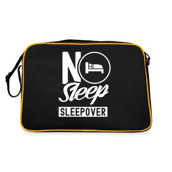 Pas de sommeil Nuitée Douce Nuitée Fête - Sac Retro - noir/or - Dos