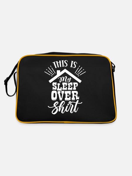 C’est mon Sleepover Shirt Party Stay - Sac Retro - noir/or - Dos