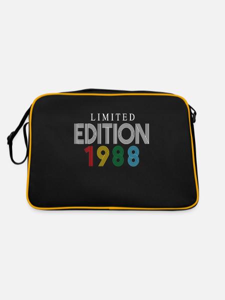 Édition limitée 1988 - Sac Retro - noir/or - Dos