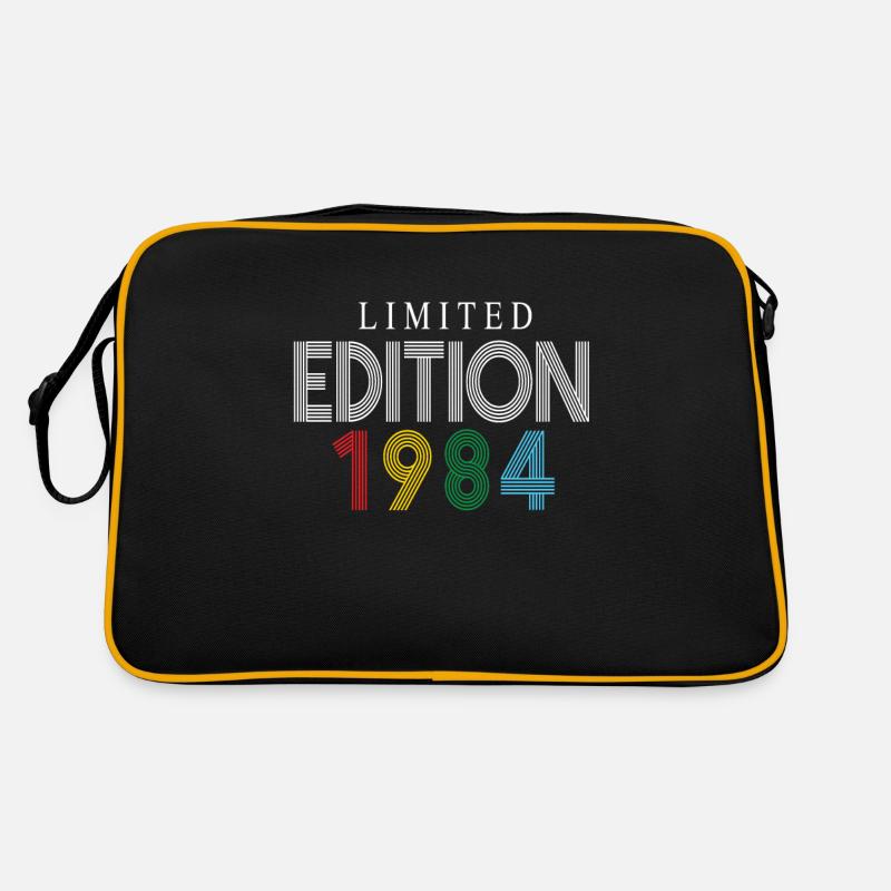 Limited Edition 1984 - Retro Tasche - Schwarz/Gold
