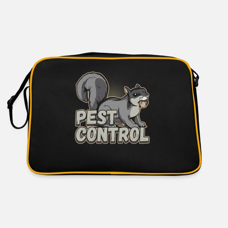 Pest Control Squad Design for a Bug Killer Retro Bag