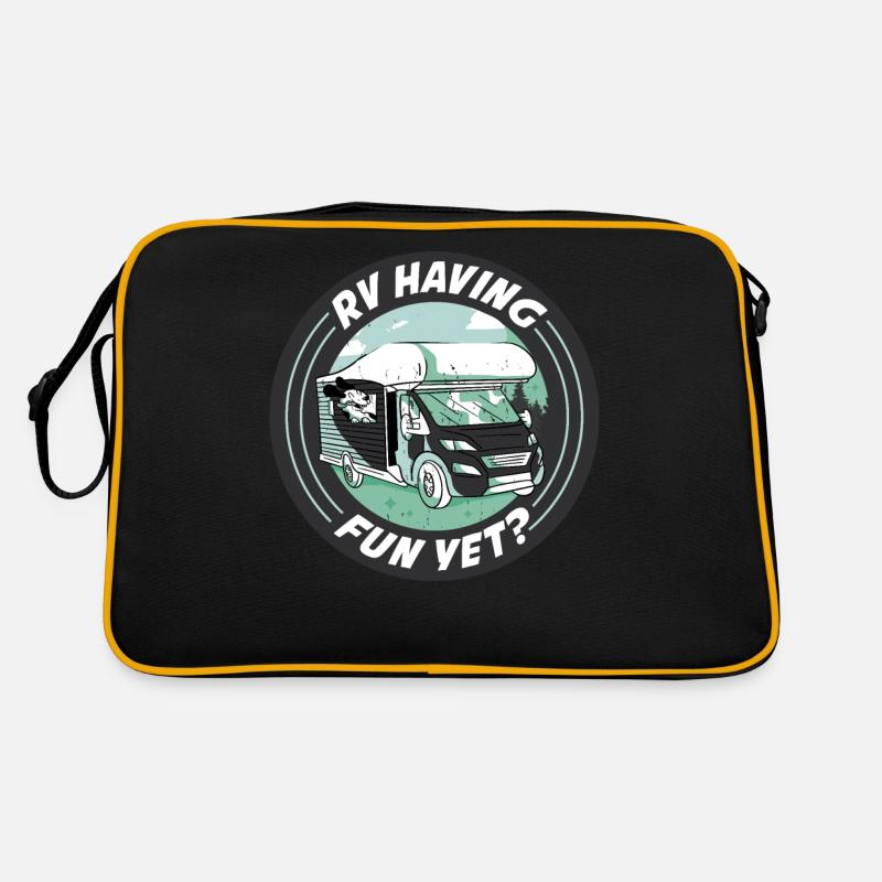 RV Having Fun Yet Wohnmobil Geschenk Retro Tasche