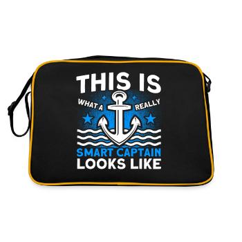 Amateurs de bateau Capitaine de bateau Capitaines - Sac Retro - noir/or - Dos