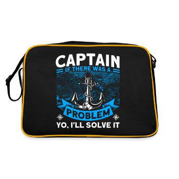 Amateurs de bateau Capitaine de bateau Capitaines - Sac Retro - noir/or - Dos