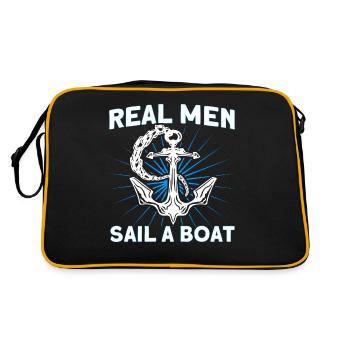 Amateurs de bateau Capitaine de bateau Capitaines - Sac Retro - noir/or - Dos