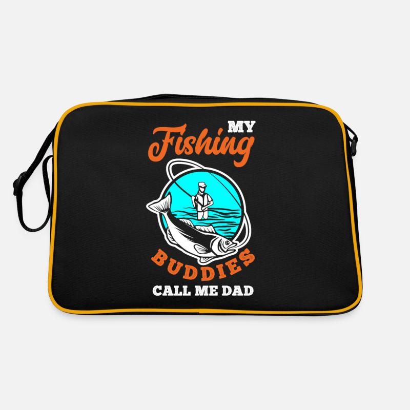 Cadeau amusant de pêcheur Sac Retro