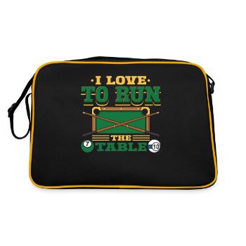 I love the - Retro Bag - black/gold - Back