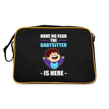 Baby-sitter Gardien Baby-sitting Baby Feet Herding Ore - Sac Retro - noir/or - Dos