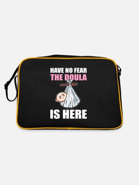 Obstétricien Sage-femme Doula Obstétricien Malade - Sac Retro - noir/or - Dos