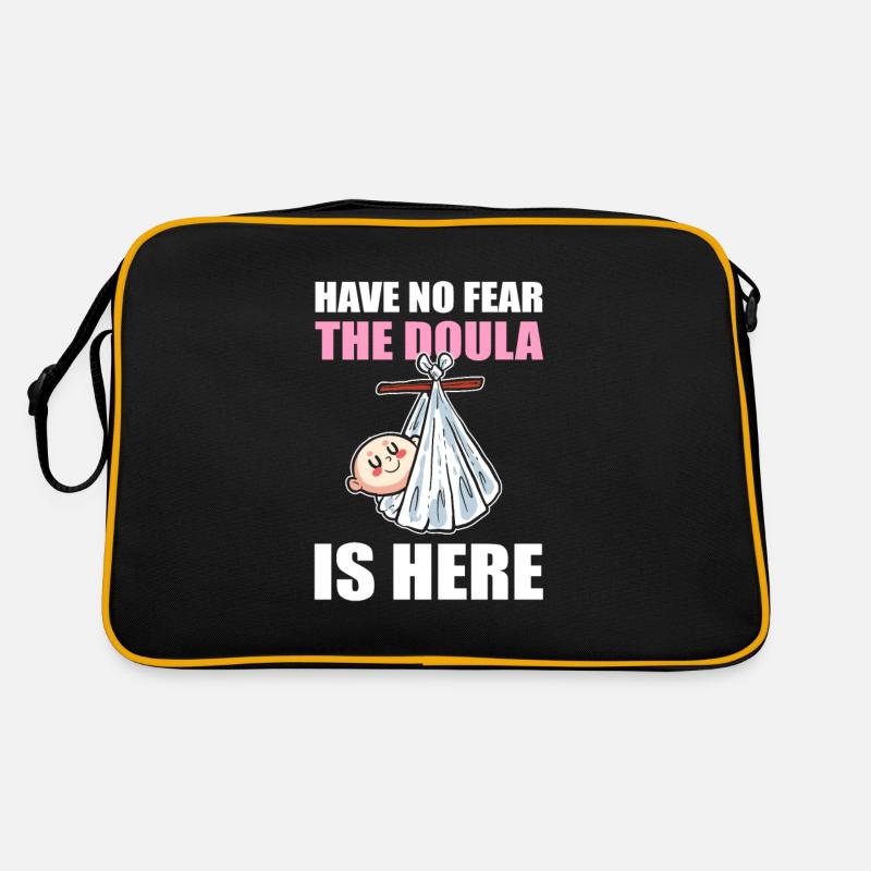Have No Fear The Doula Is Here Birth Worker Retro Bag