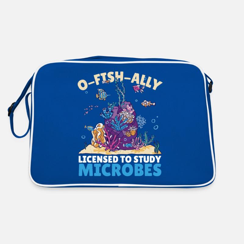 O-Fish-Ally Licensed To Study Microbes Marine Retro Bag