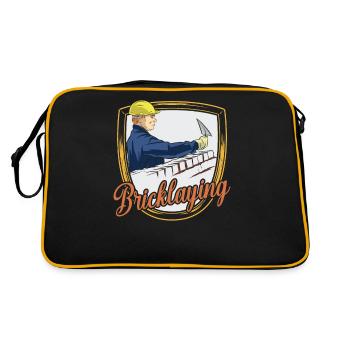 Masonry Craftsmen Mason Brick - Retro Bag - black/gold - Back