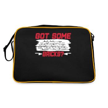 Do you have a few bricks? Mason Craftsmen - Retro Bag - black/gold - Back