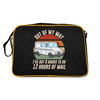 Have 8 hours to unsubscribe 12 hours mail - Retro Bag - black/gold - Back