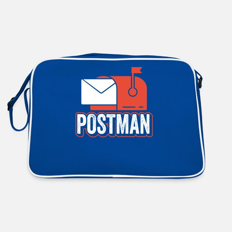 Postman Postman Delivery Courier Parcel Service Retro Bag
