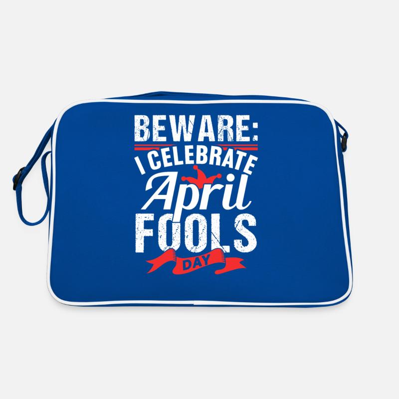 Ich Feiere Den Tag Der Aprilscherze Aprilscherz Retro Tasche