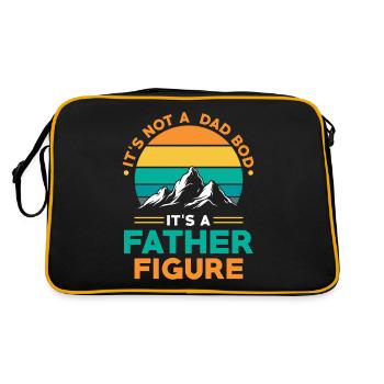 Papa Bod figure paternelle - Sac Retro - noir/or - Dos