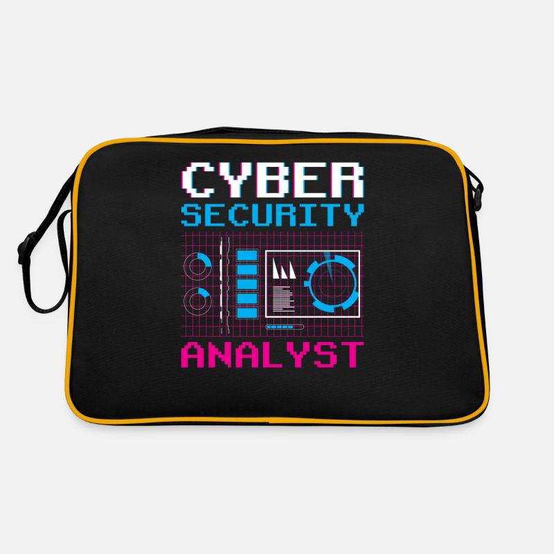 Cybersecurity Analyst IT Security Hacker Hack Retro Bag