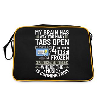 Software Development Software Developer Developer - Retro Bag - black/gold - Back